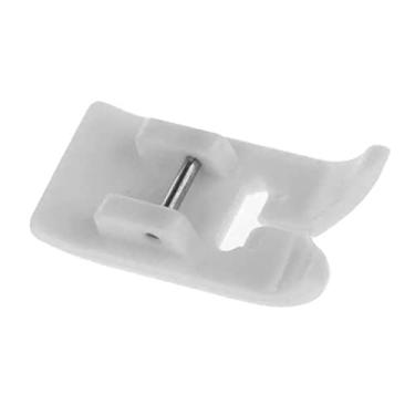 Imagem de Calcador universal, máquina de costura doméstica, multifunções que evita a colagem do calcador com antiaderente e leve para couro, elástico, tecidos de plástico