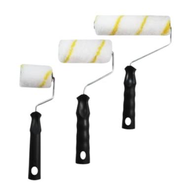 Imagem de Kit 3 Rolos de Lixamento Antirrespingos Para Pintura 5cm 9cm 15cm Rolo Pintura Parede E Teto Com Alta Cobertura