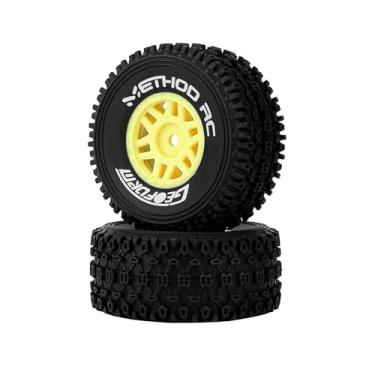 Imagem de METHOD RC 12mm Hex Geoform All-Terrain 1/16th Short Course Tires for ARRMA 1/16 Mojave GROM Yellow Wheels Upgrades Part (2pcs Glued)