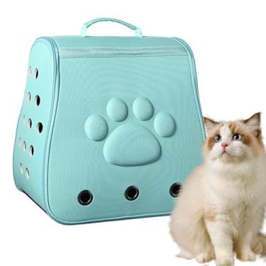 Imagem de Bolsa transportadora para animais de estimação, transportadora para gatos, Bolsa de gato respirável para viagens, Caso macio do portador do curso do animal de estimação, saco dobrável portátil do curs