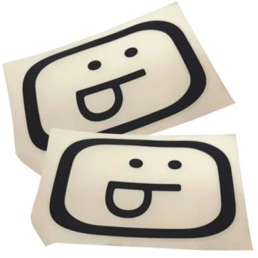 Imagem de Adesivo Faixa Carinha Tampa Traseira PRETO Uno 11 em diante