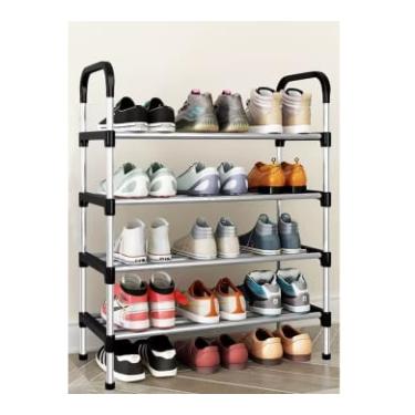 Imagem de Sapateira Organizadora 5 Andares, Prateleira Multiuso, Sapateira Hall de Entrada, para Sapatos, Livros e Brinquedos,