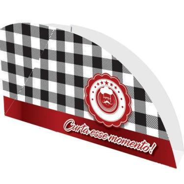 Imagem de Embalagem para Tapioca Modelo Xadrez 1000un - Pdv Print