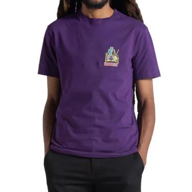 Imagem de Camiseta Volcom Catv Roxa-Masculino