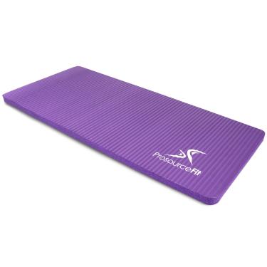 Imagem de ProsourceFit Joelheira e Almofada de Cotovelo para Ioga, Pilates e Exercícios no Chão, 15 mm (5/8"), Roxo