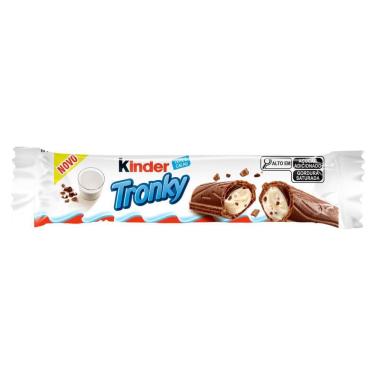 Imagem de Wafer Recheio ao Leite e Chocolate com Pedaços de Biscoito Kinder Tronky Pacote 18g