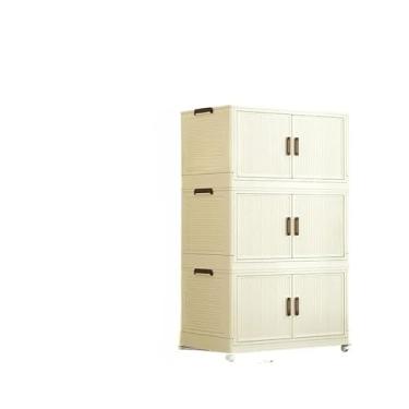 Imagem de Prateleira Armário Nicho Organizador Estante Escritório Casa Vertical Leve Plastico 5 Compartimentos(40cm(leitebranco 3camadas))