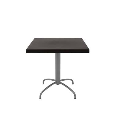 Imagem de Mesa Geo Tramontina Quadrada Summa Marrom Pernas Em Aço