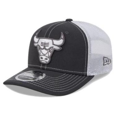 Imagem de Boné New Era 970SS Chicago Bulls Trucker Cinza Escura-Masculino