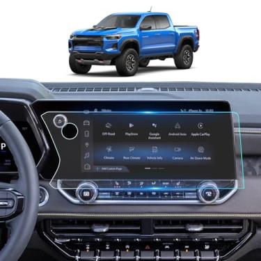 Imagem de Para Chevy Colorado 2023-2025 Matte Anti-Glare Protetor de tela para 2023 2024 2025 Colorado (Z71/ZR2/ZR2 Bison) Tela sensível ao toque de 11,3 polegadas 2025 Colorado Acessórios Vidro temperado 9H