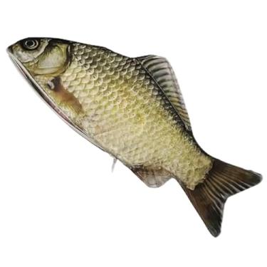 Imagem de Estojo Escolar Peixe Similar Hub Diário, Grande Capacidade, Estojo Criativo Simulado, Porta Lápis Engraçado Kawaii