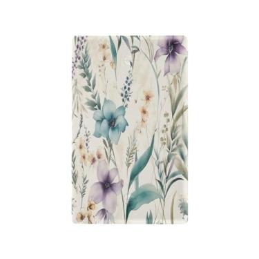 Imagem de Wassud Placa de cobertura de interruptor de luz de prado florido, 1 capa de tomada em branco, placa de parede, decoração de casa, sala de estar, quarto, decoração