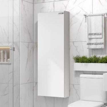 Imagem de Armário Banheiro Utilitário 1 Porta Branco Carraro - MÓVEIS CARRARO
