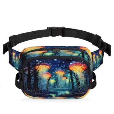 Imagem de Pochete retrô animal pássaro flor para mulheres e homens com alça ajustável bolsa de cinto bolsa transversal bolsa de peito bolsas de bumbum bolsa tiracolo, Cor 17