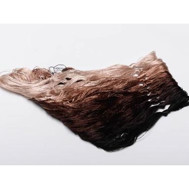 Imagem de RUSHIGUAN 100% pura natureza amoreira fio de seda acessório de joias flores artificiais ponto cruz bordado fio diy kits de costura 10 cores gradientes 22 m cada (6)