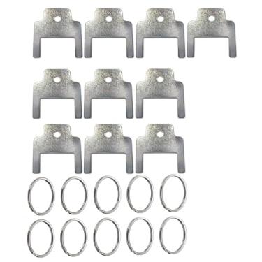 Imagem de JEENDA Pacote com 10 chaves dispensadoras de toalhas de papel # 770301 compatíveis com Kimberly-Clark Scott Toalha de papel comercial, toalha de mão, toalha de rolo, toalha de puxar central e