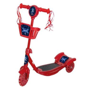 Imagem de Patinete Infantil Masculino Sonic Vermelho Com Luz E Som - Toys 2U