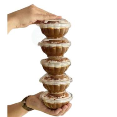 Imagem de 100 uni Pote Multiuso 150 ml G679 Galvanotek - Mousse e bolo no pote
