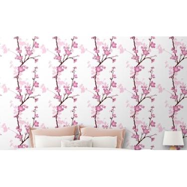 Imagem de Rolo Papel de Parede Auto Adesivo Lavável Full-HD Interno ou Externo Flores e Floral(3,0 x 0,47 metros,12)