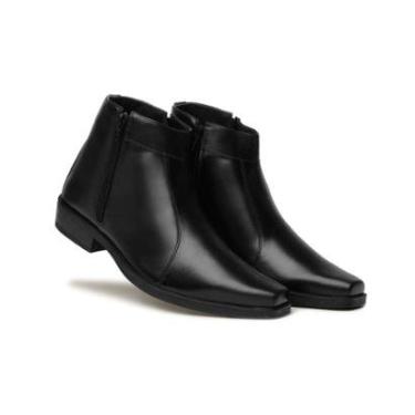 Imagem de Bota Social Masculina Cano Médio Produto para Homem de Bom Gosto 30002-Masculino