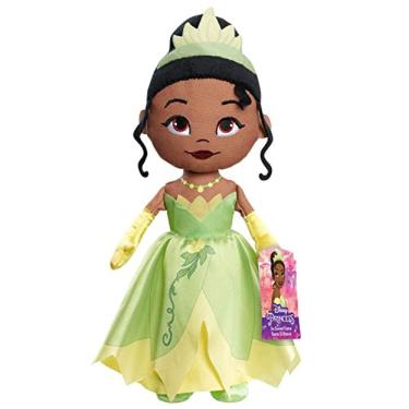 Imagem de Disney Princess So Sweet Princess Tiana 12,5 polegadas Boneca de pelúcia, brinquedos para crianças de 3 anos