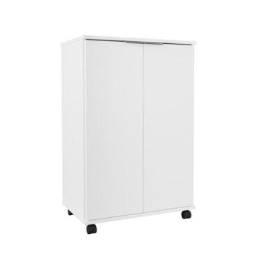 Imagem de Armário Multiuso Pratic Organizador Sapateira 2 portas com rodizíos EN