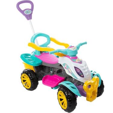 Imagem de Carrinho de Passeio e Pedal Maral Quadriciclo Menina 30kg