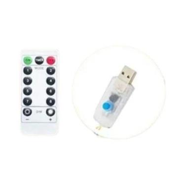 Imagem de Luzes De Cortina LED Dimmable 300/600 Com Controle Remoto E Temporizad