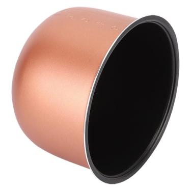 Imagem de Qqmora Panela interna de substituição para panela de arroz, forro antiaderente premium, durável para panelas de arroz de 1,5 L, 1,6 L, material de liga 15 x 10 cm