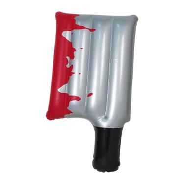 Imagem de Nishiyuenyi Faca Inflável de Halloween, Decoração Assustadora E Realista, Brinquedo Interativo, Clássico E Falso para Cosplay, para Crianças E Adultos, Quadrado