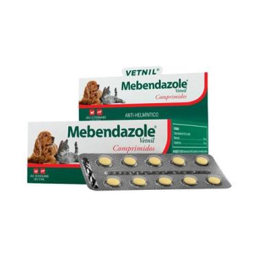 Imagem de Mebendazole Vetnil 150 mg para Cães e Gatos 10 Comprimidos