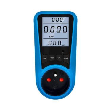 Imagem de Medidor Digital De Consumo De Energia Elétrica 220V 110V AC Com Plugue