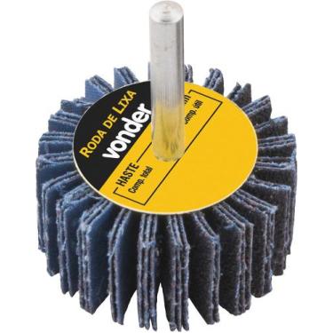 Imagem de Roda de Lixa 80mmX30mm c/ Haste G50 - Vonder