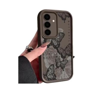Imagem de Capa De Telefone TPU Butterfly Ink Para Samsung Galaxy S25 S24 S23 S22