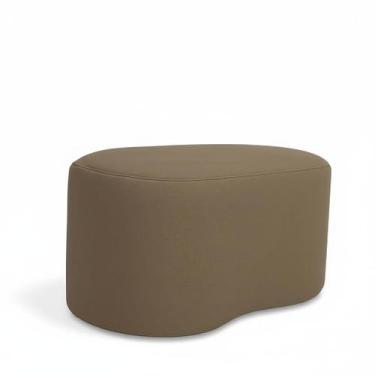 Imagem de Puff Feijão Orgânico Curvo Redondo Confortável Sala Moderno Suede Cor: