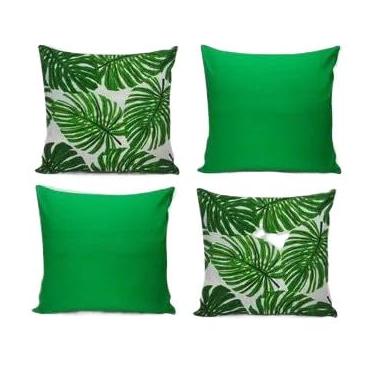 Imagem de Kit c Almofadas Cheias Decorativas pSala(COSTELA VERDE)