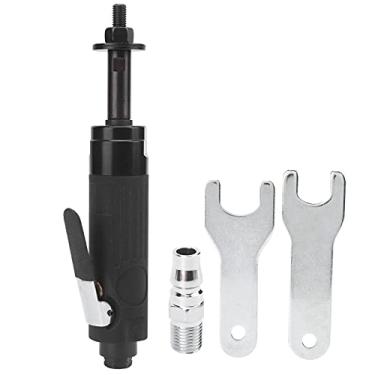 Imagem de Máquina de polimento pneumática portátil, lixadeira de ar reto, moedor de polidor, entrada de ar de 1/4 pol. para móveis de madeira, gravuras de joias, liga de aço 240 mm (Estilo Japonês)