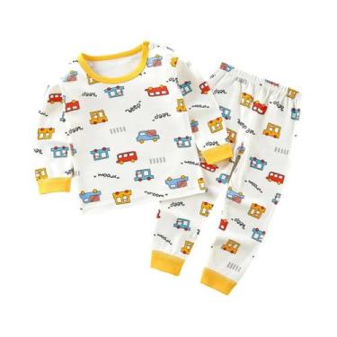 Imagem de Conjunto De Pijamas De Desenho Animado Para Meninos E Meninas, Roupas 