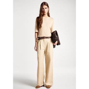 Imagem de Calça Feminina Cintura Média Com Linho-Feminino