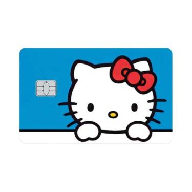 Imagem de Adesivos De Filme PVC Impermeáveis Hello Kitty Para Cartões De Débito 