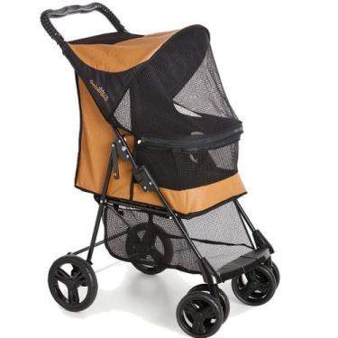 Imagem de Carrinho de Passeio para Pet Galzerano Pet Lecco Caramelo