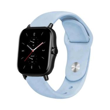 Imagem de Pulseira De Silicone De 20mm 22mm Para Amazfit GTS GTR 4 3 2 Bip 6 5 M