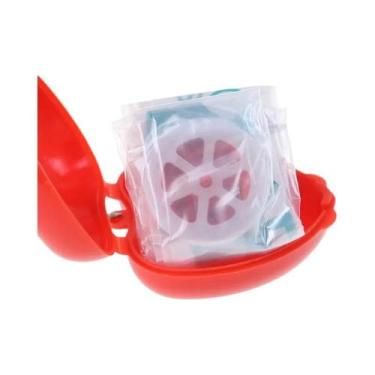 Imagem de Mini Protect CPR Mask Boca Keychain Rescue In Heart Box Máscara Facial