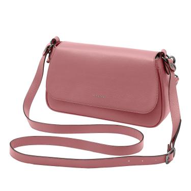 Imagem de Mariart Mucuripe Bolsa Shoulder Transversal Feminina de Couro Bovino Legítimo (Blush)