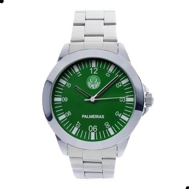 Imagem de Relógio Palmeiras Casual Aço Masculino SEP23-003-3