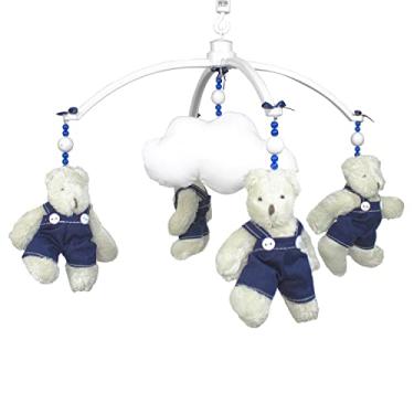 Imagem de Móbile Musical Ursinho Marinho e Nuvem