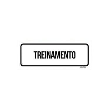 Imagem de Placa De Sinalização Setor - Treinamento (23X9) - Sinalizo