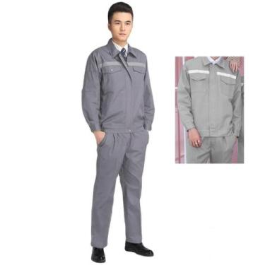 Imagem de Conjunto Uniforme EPI Profissional Faixa Refletiva Segurança do Trabal