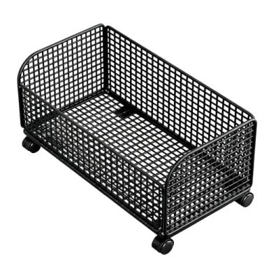 Imagem de YWJLQH Cesto de Roupa Suja com Rodinhas, Giratório 360°, Organizador de Armazenamento para Roupas, Sapatos, Brinquedos E Outras Peças. Ideal para Guardar Rou, Preto, Tamanho real