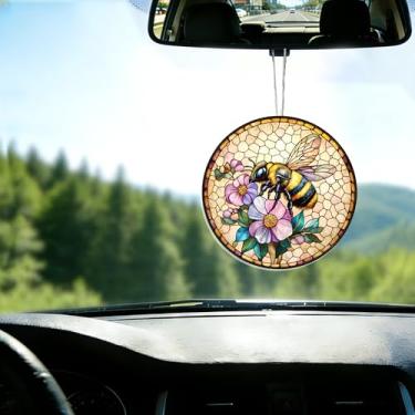 Imagem de Acrílico colorido, apanhador de sol, decoração de janela suspensa de coruja, arte de parede de arco-íris, para sala de estar, quarto, varanda, interior e exterior, jardim, enfeites de Natal 19 x 19 cm